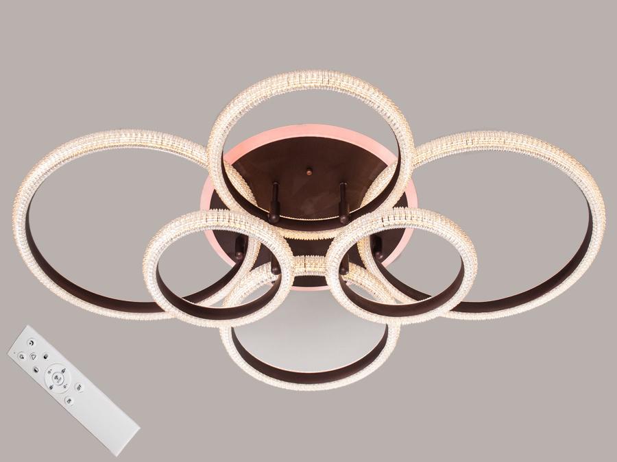 Люстра потолочная Octav с диммером и LED подсветкой 165 Вт (MX77011/2+2+2CF LED)