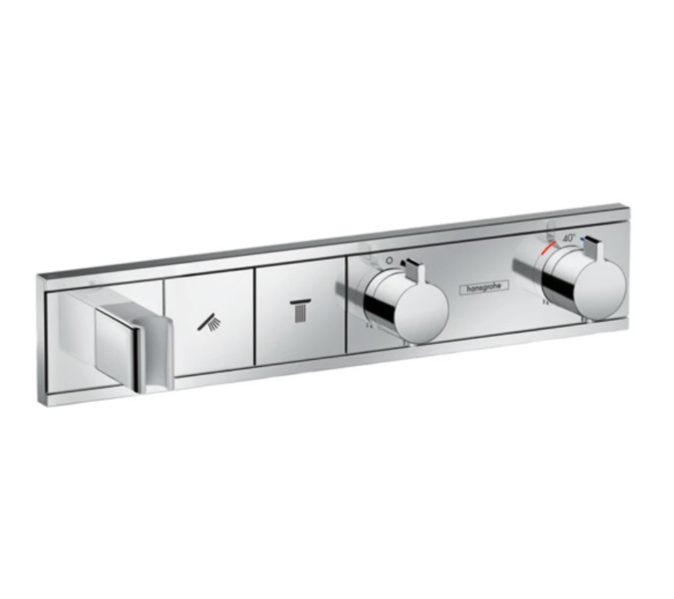 Смеситель скрытого монтажа для душа Hansgrohe RainSelect 15355000 с термостатом (393323)