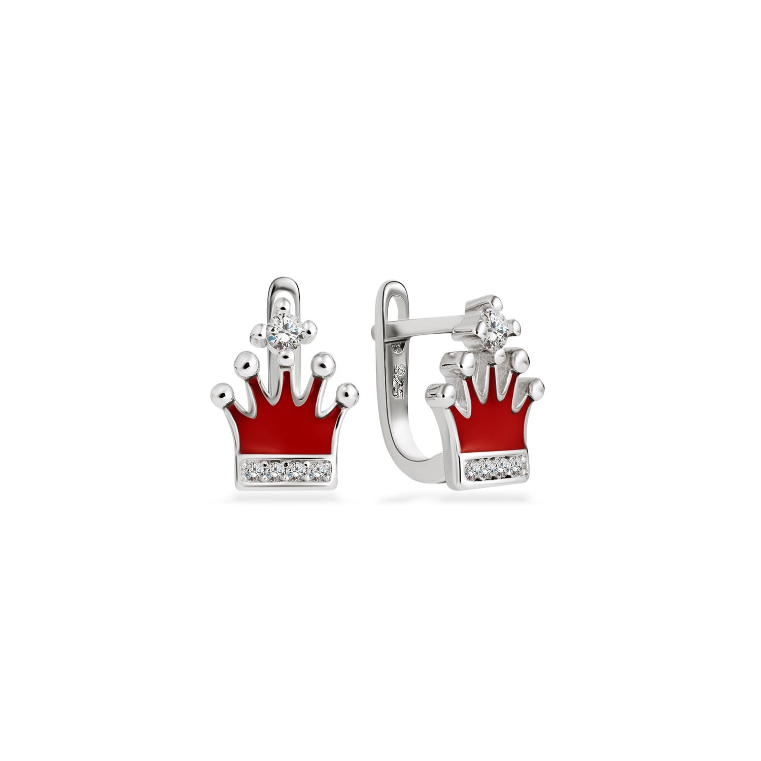 Серьги серебряные Red Crown 925° (СК2Ф/270)