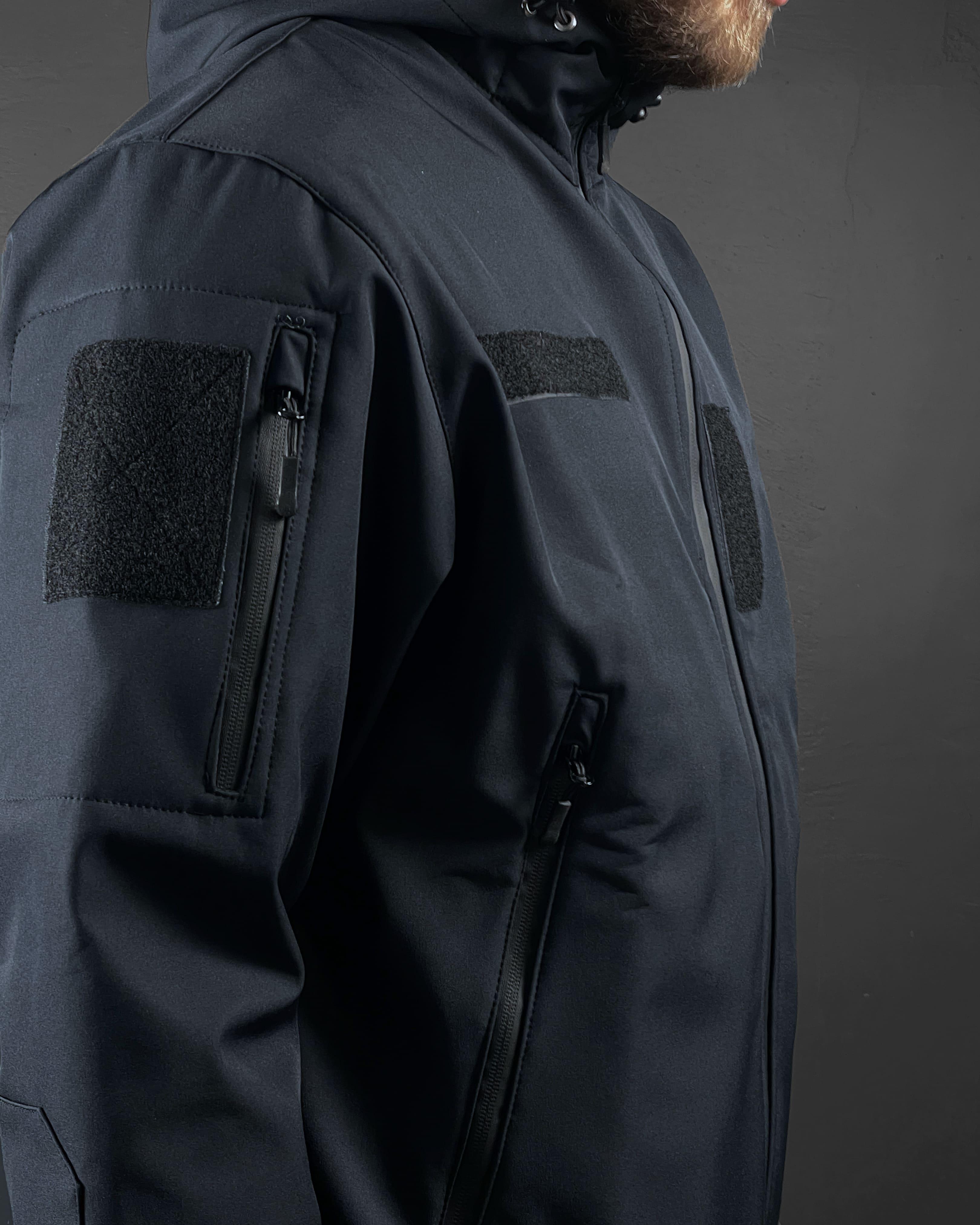 Куртка военная COOPERR Soft Shell II L Синий (KUR-1.2.L) - фото 4