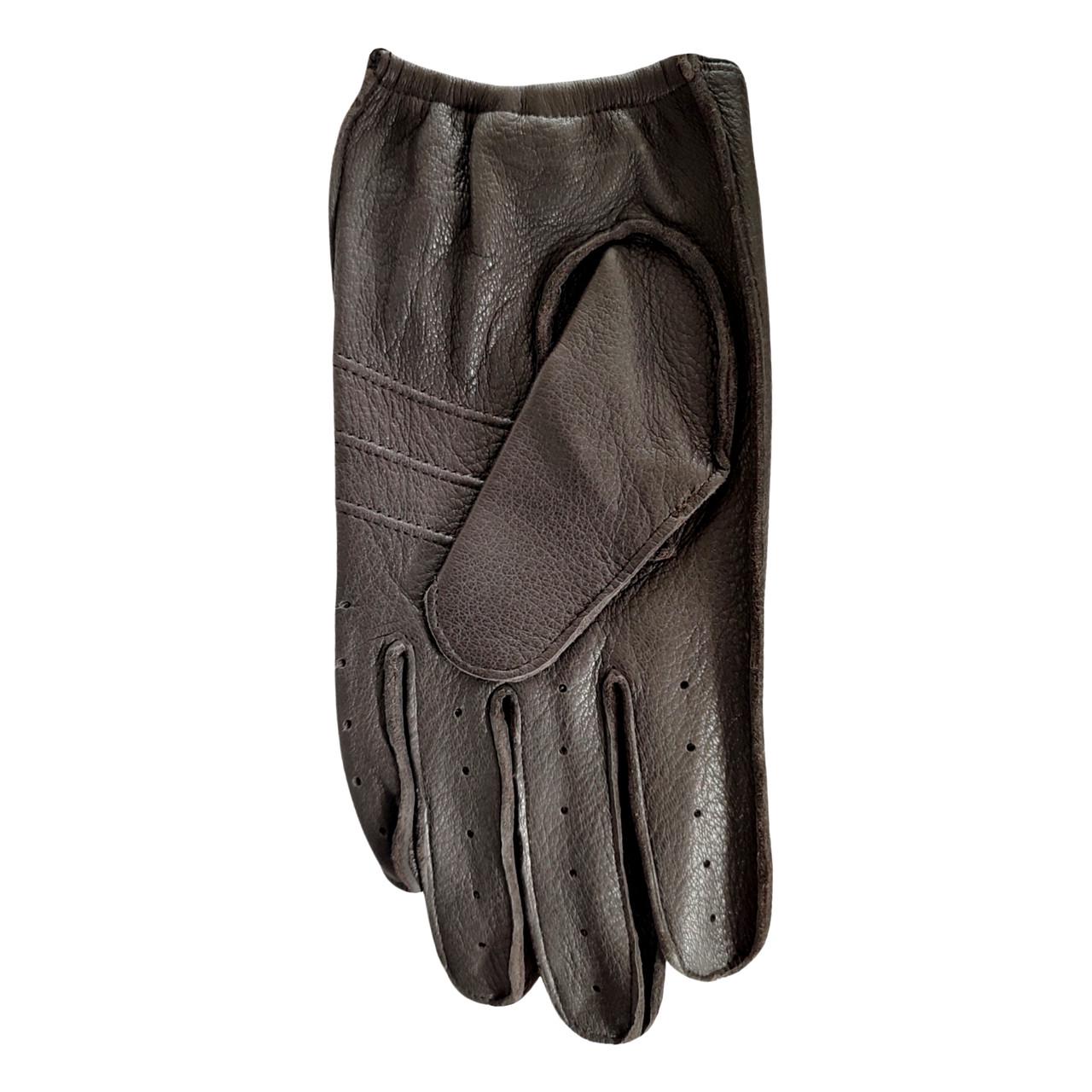 Рукавиці чоловічі Pitas водійські з оленячої шкіри р. 9,5 Корчиневий (5002) - фото 4