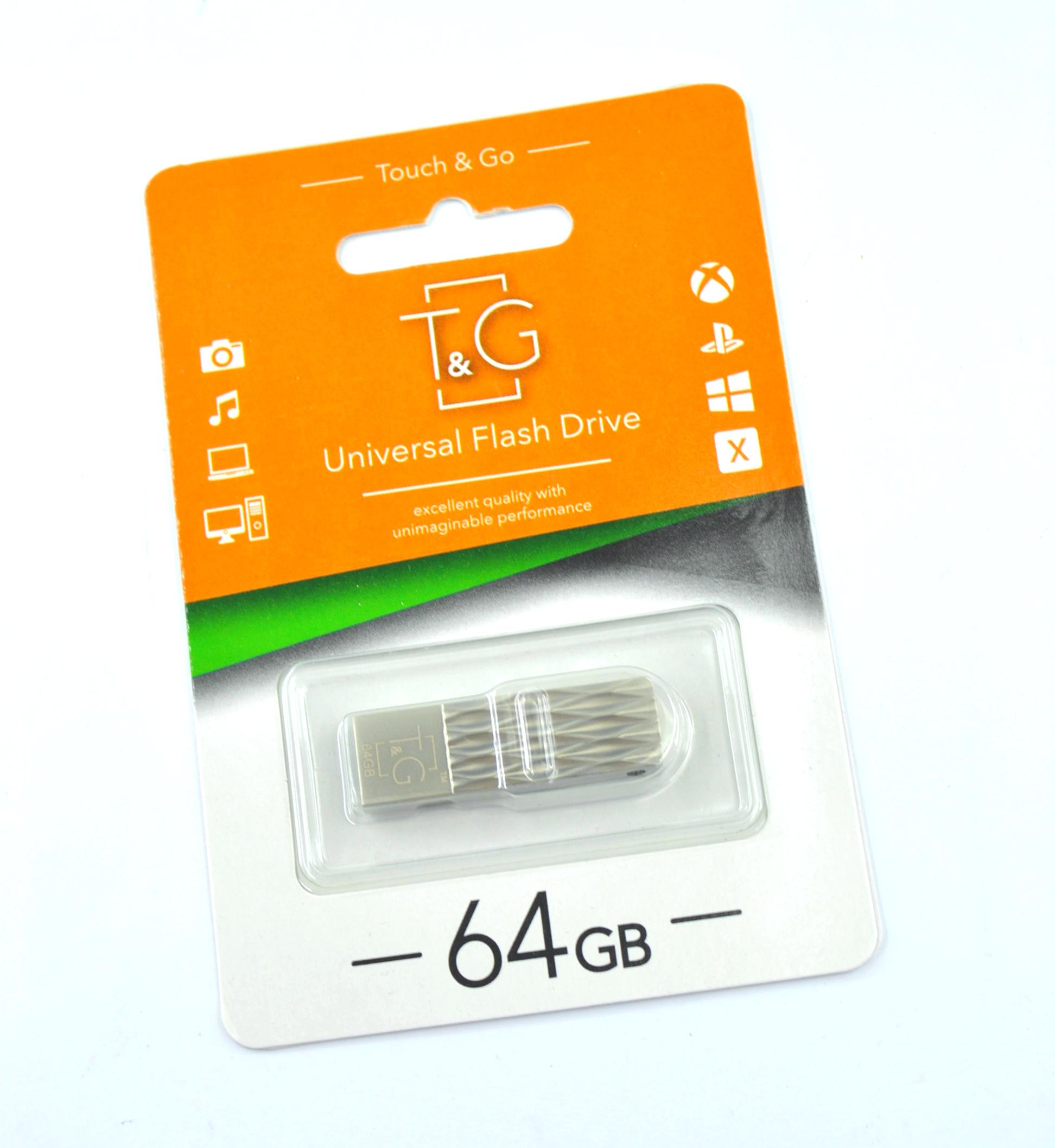 Флеш накоплювач USB T&G 64 Gb 103 metal series (1295702809)