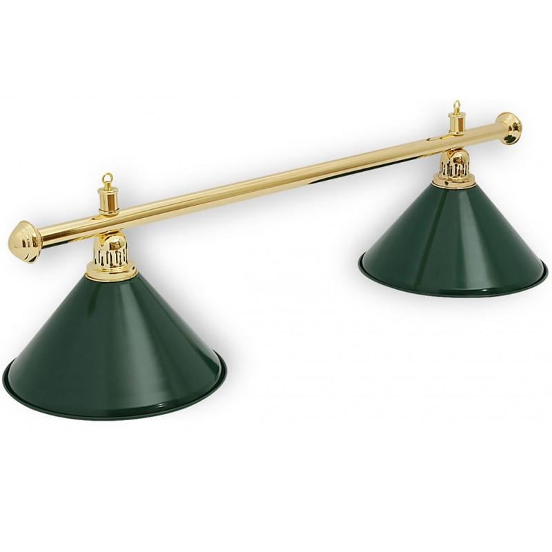 Светильник бильярдный 2-х ламповый Зеленый (1048297543)