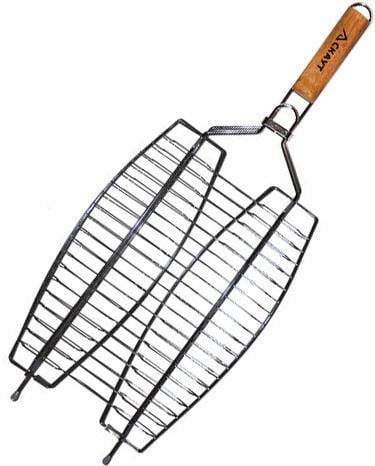 Решетки-гриль для рыбы Kamille Скаут двойная 36х25х2 см Решетки-гриль для рыбы Kamille Скаут двойная 36х25х2 см