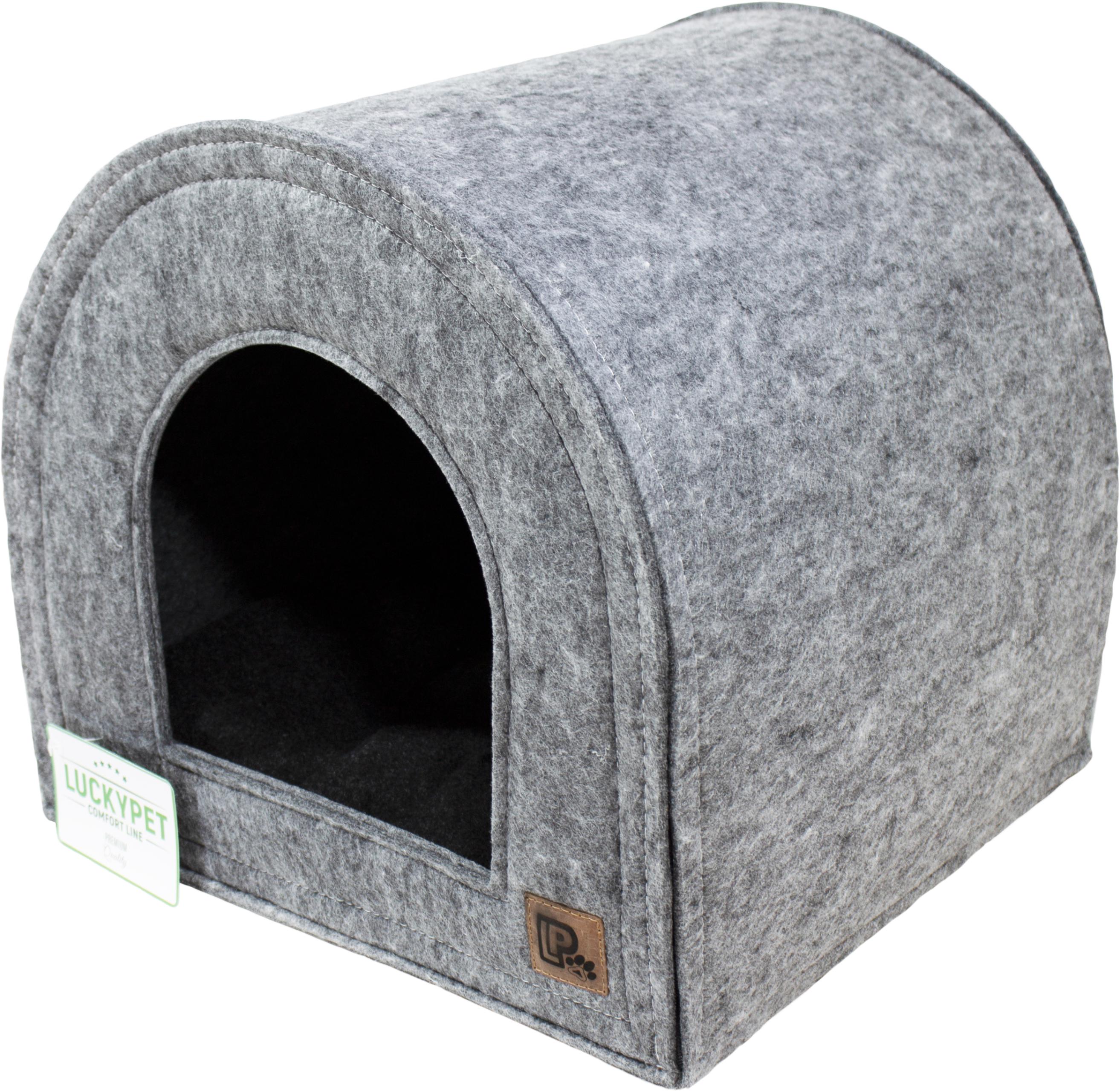 Дом-лежак Lucky Pet Опера №2 40x40x40 см Серый (4820268555960)