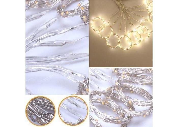 Гирлянда-штора с пультом дистанционного управления 3х3 м Теплый белый (4537033) - фото 6 Гирлянда-штора с пультом дистанционного управления 3х3 м Теплый белый (4537033) - фото 6