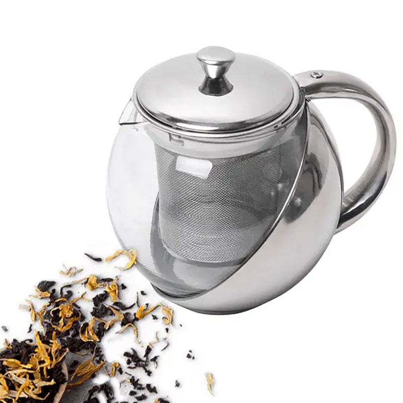 Заварочный чайник Unique UN-1162 стеклянный 750 мл (26202721) - фото 2 Заварочный чайник Unique UN-1162 стеклянный 750 мл (26202721) - фото 2