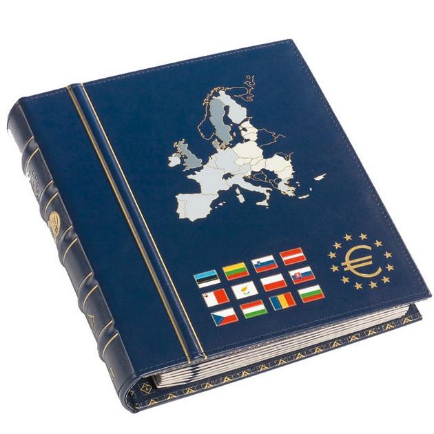 Альбом Leuchtturm для eвромонет 12 новых стран 6 л. VISTA том2 с футляром (А00642)