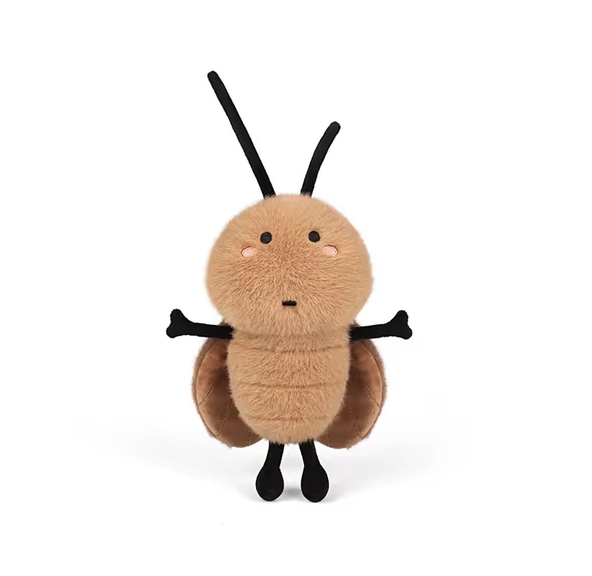 М'яка іграшка дитяча Тарган Cockroach плюшевий Коричневий