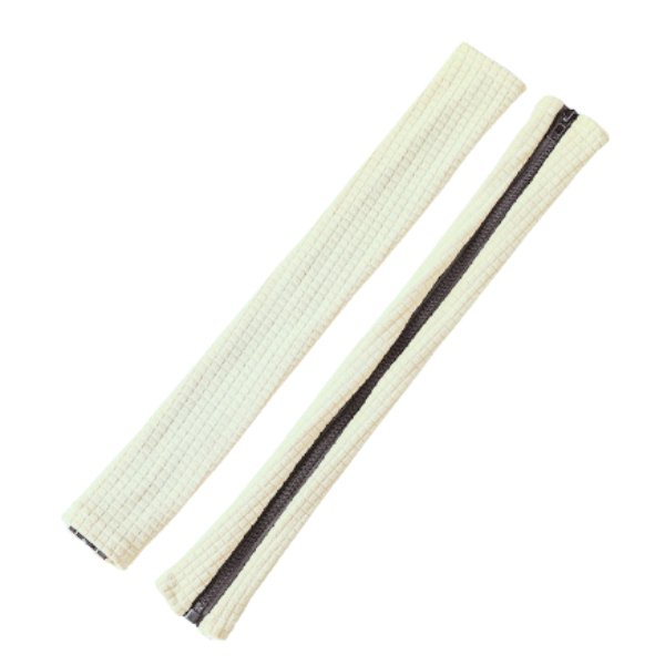 Комплект чехлов на подлокотники Slavich для офисного кресла 2 шт. 10х45 см Кремовый (24089069)