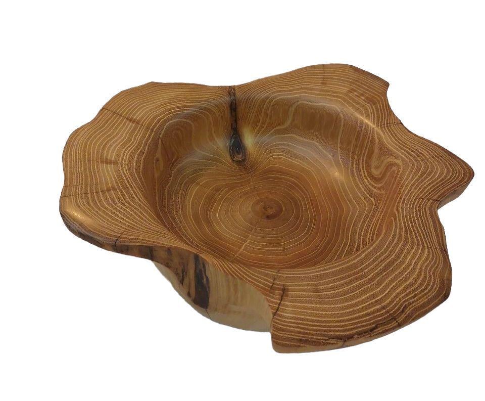 Конфетница декоративная из дерева 24х6 см