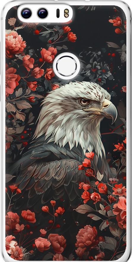 Чохол на Huawei Honor 8 Квітковий вартовий (6102u-351-42517)
