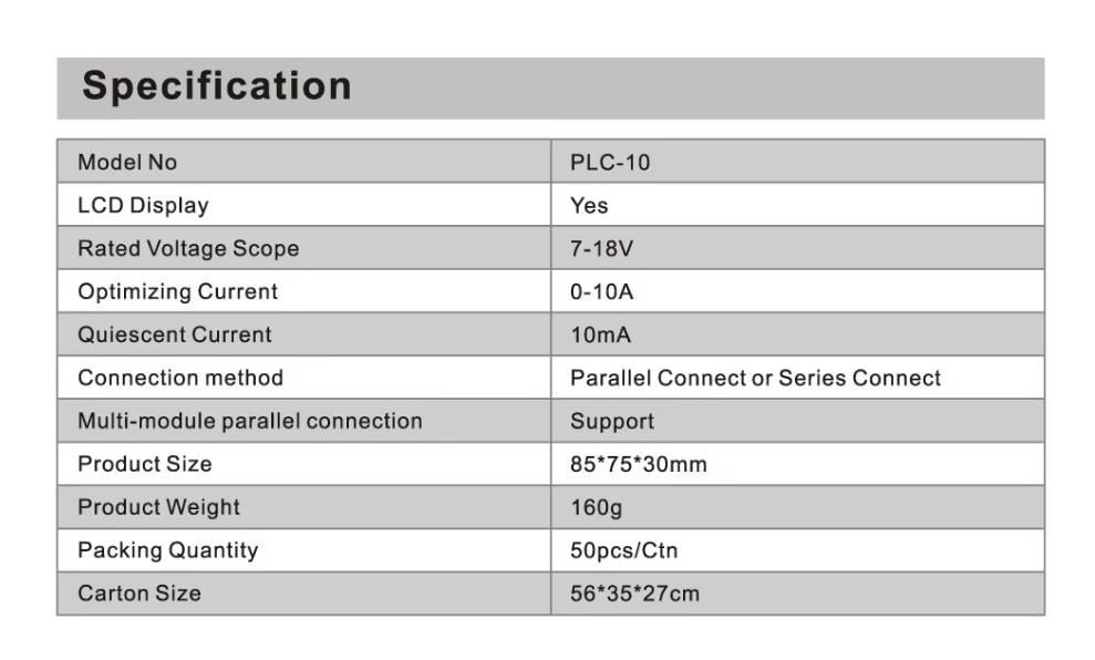 Балансировщик MAZAVA PLC-10 Battery Equalizer AG241010 Black (25043066) - фото 3 Балансировщик MAZAVA PLC-10 Battery Equalizer AG241010 Black (25043066) - фото 3