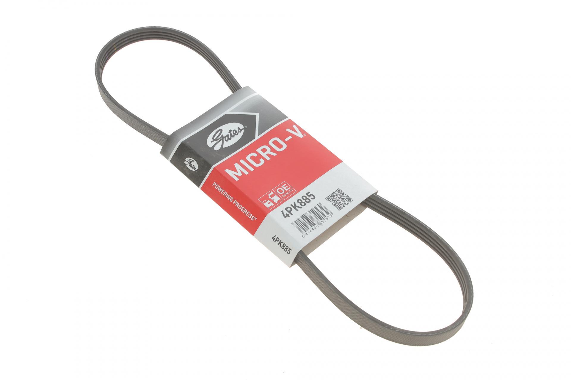 Ремень генератора GATES BMW X5 E53 3.0D 03-/Opel Astra G 1.7TD -00 4PK885