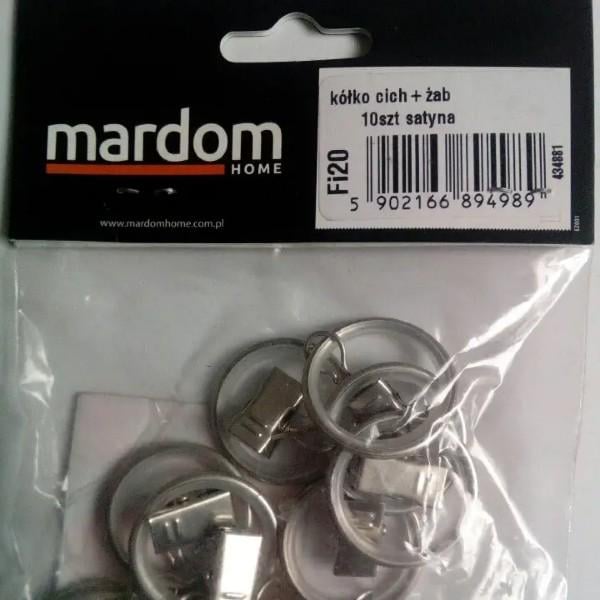 Набор колец Mardom Лягушка Ø19 мм металл 10 шт. Сатин - фото 2