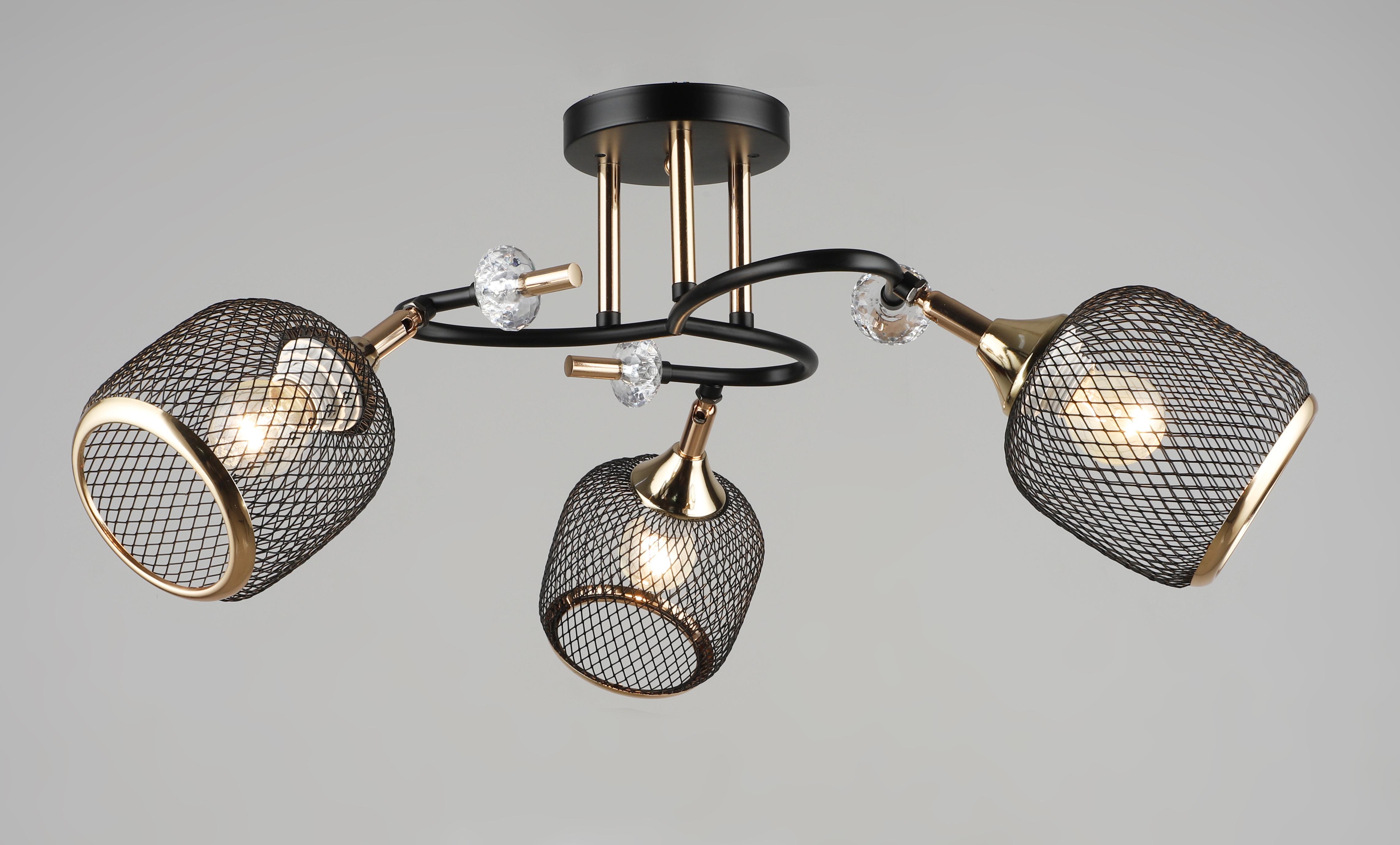 Люстра декоративна Sirius B N5672/3 BK+FGD (000039850)