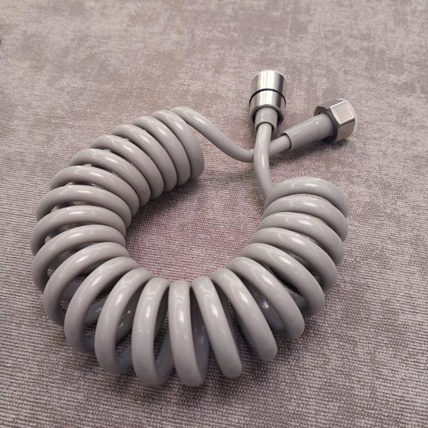 Шланг для бидетты IwConcept PU-2M-304-T1 2 м Gray (8331) - фото 4