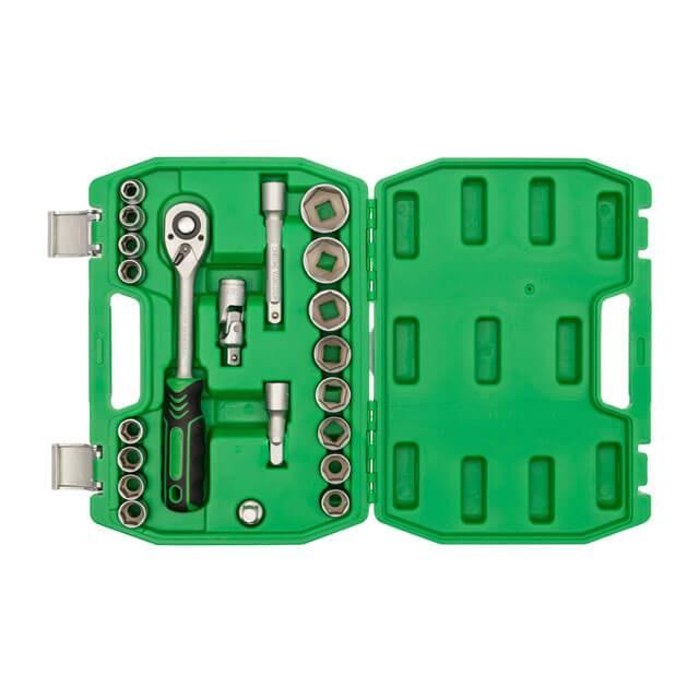 Набор инструментов Intertool ET-6021SP 1/2" Cr-V 21 шт. (21-31-ET-6021SP) - фото 2