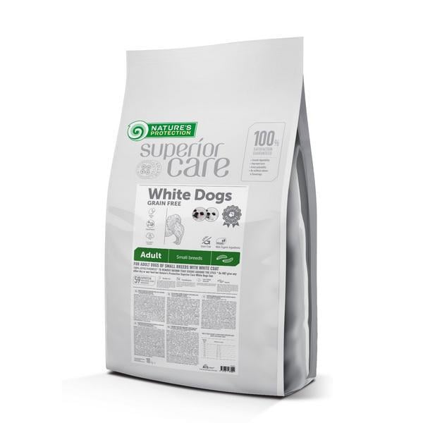 Корм сухий Nature's Protection Superior Care White Dogs Grain Free with Insect Small Breeds з білком комах для собак малих порід 10 кг - фото 1 Корм сухий Nature's Protection Superior Care White Dogs Grain Free with Insect Small Breeds з білком комах для собак малих порід 10 кг - фото 1