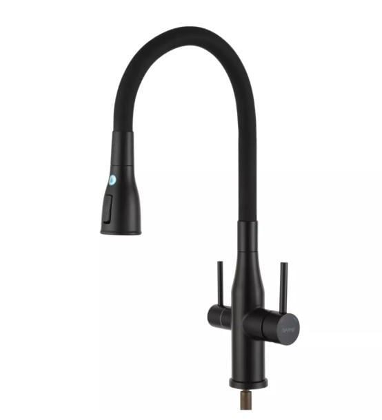 Смеситель для кухни Gappo G4399-66 с выходом для питьевой воды с гибким изливом (57968)