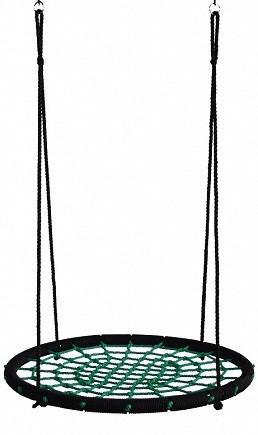 Гойдалка Гніздо лелеки Lux 120 см Зелений (2581635028) - фото 5 Гойдалка Гніздо лелеки Lux 120 см Зелений (2581635028) - фото 5