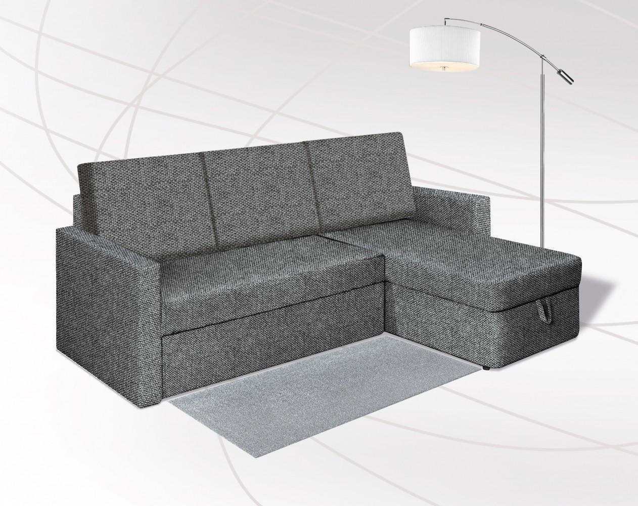 Диван ортопедический МФ Модерн Мираж раскладной натуральное дерево/текстиль Серый