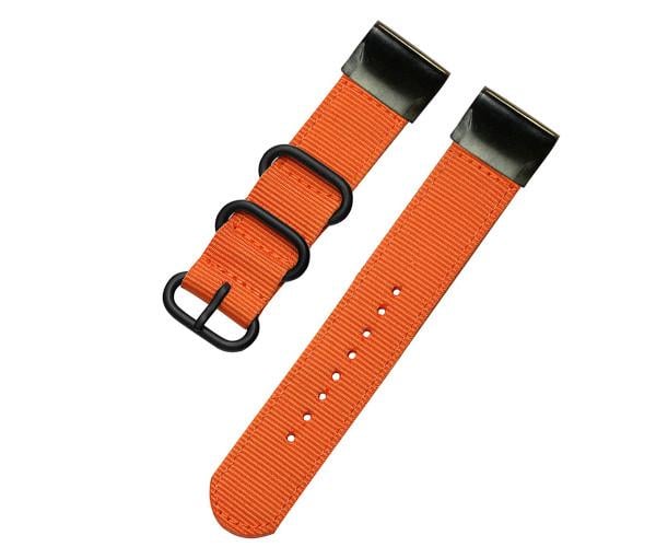 Ремешок Nylon для смарт-часов Garmin Instinct E 40 мм/Descent Mk3 43 мм/Mki 43 мм 20 мм Оранжевый