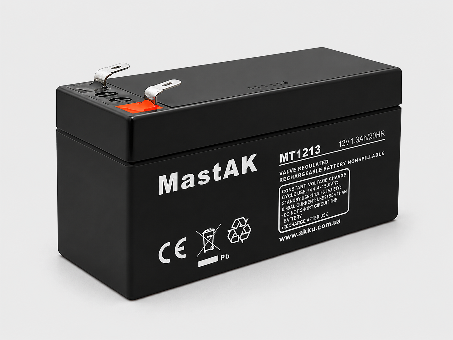 Аккумулятор MastAK MT1213 12V 1,3 Ah (185241) Аккумулятор MastAK MT1213 12V 1,3 Ah (185241)