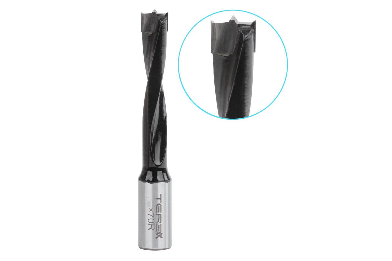 Свердло глухе TEREX d 12 мм L 70 мм праве - фото 2 Свердло глухе TEREX d 12 мм L 70 мм праве - фото 2