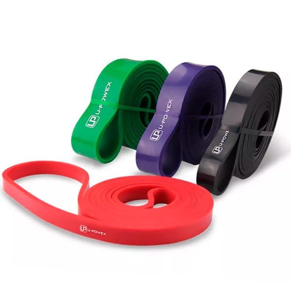 Резиновые петли для фитнеса U-Powex 4шт. и чехол (35293191)