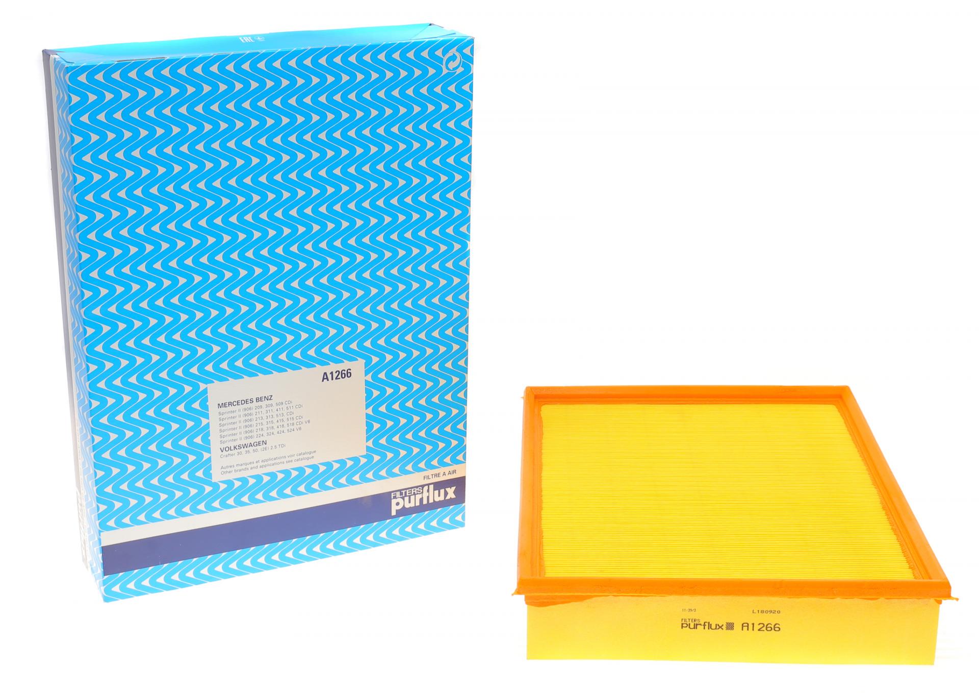 Фильтр воздушный PURFLUX для MB Sprinter/VW Crafter 06- (A1266)