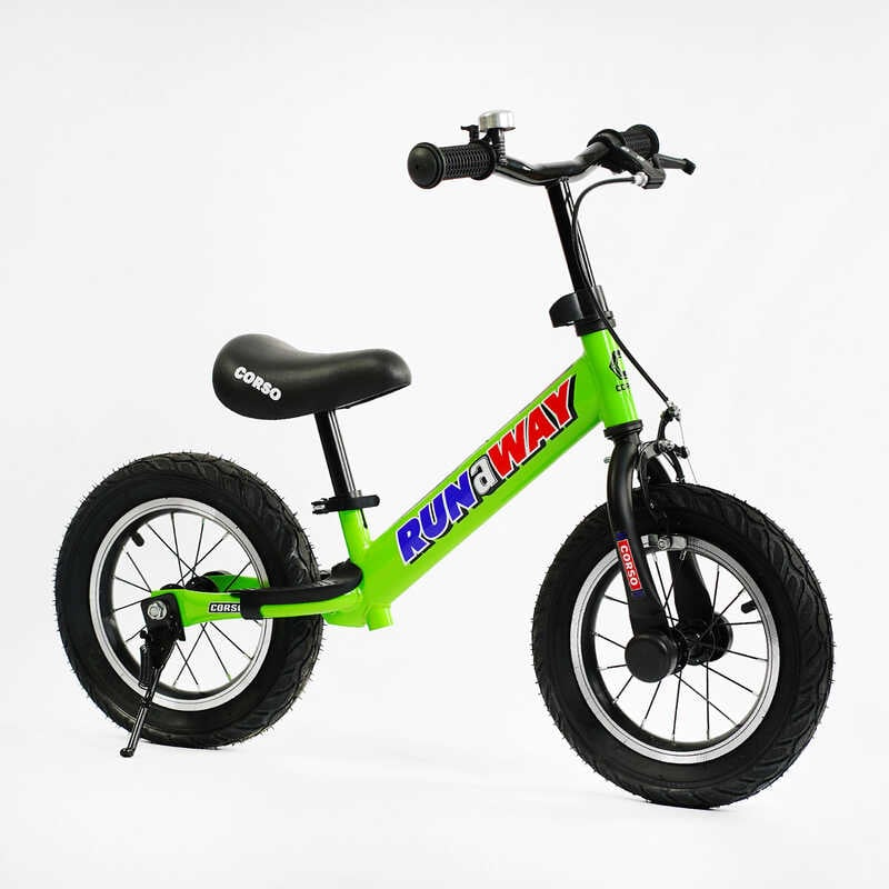 Біговел Corso Run-a-Way 127202 12" з гумовими колесами Light Green