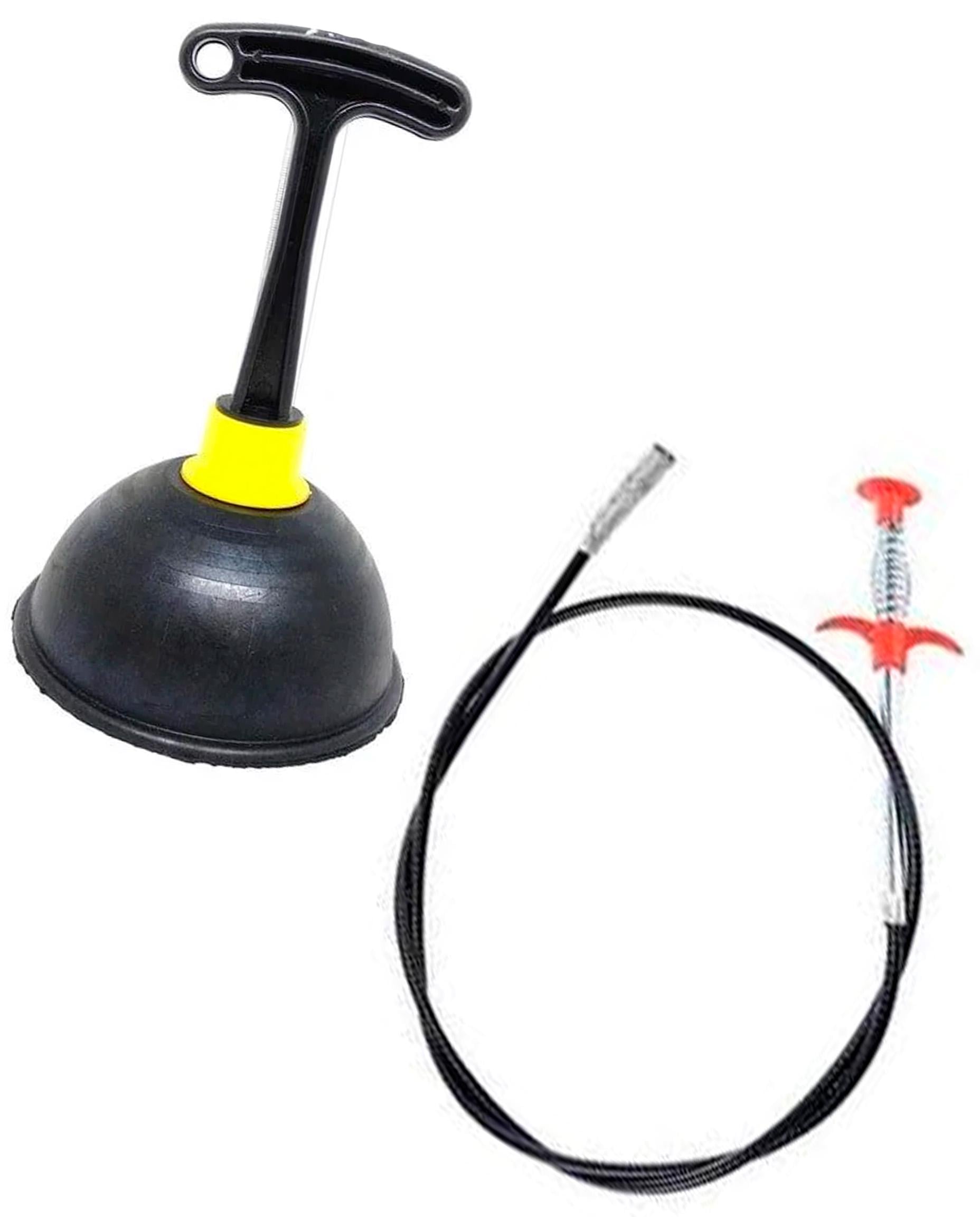 Комплект для чистки труб BRS вантуз вакуумный/трос коготь для раковины и ванны (415558029)