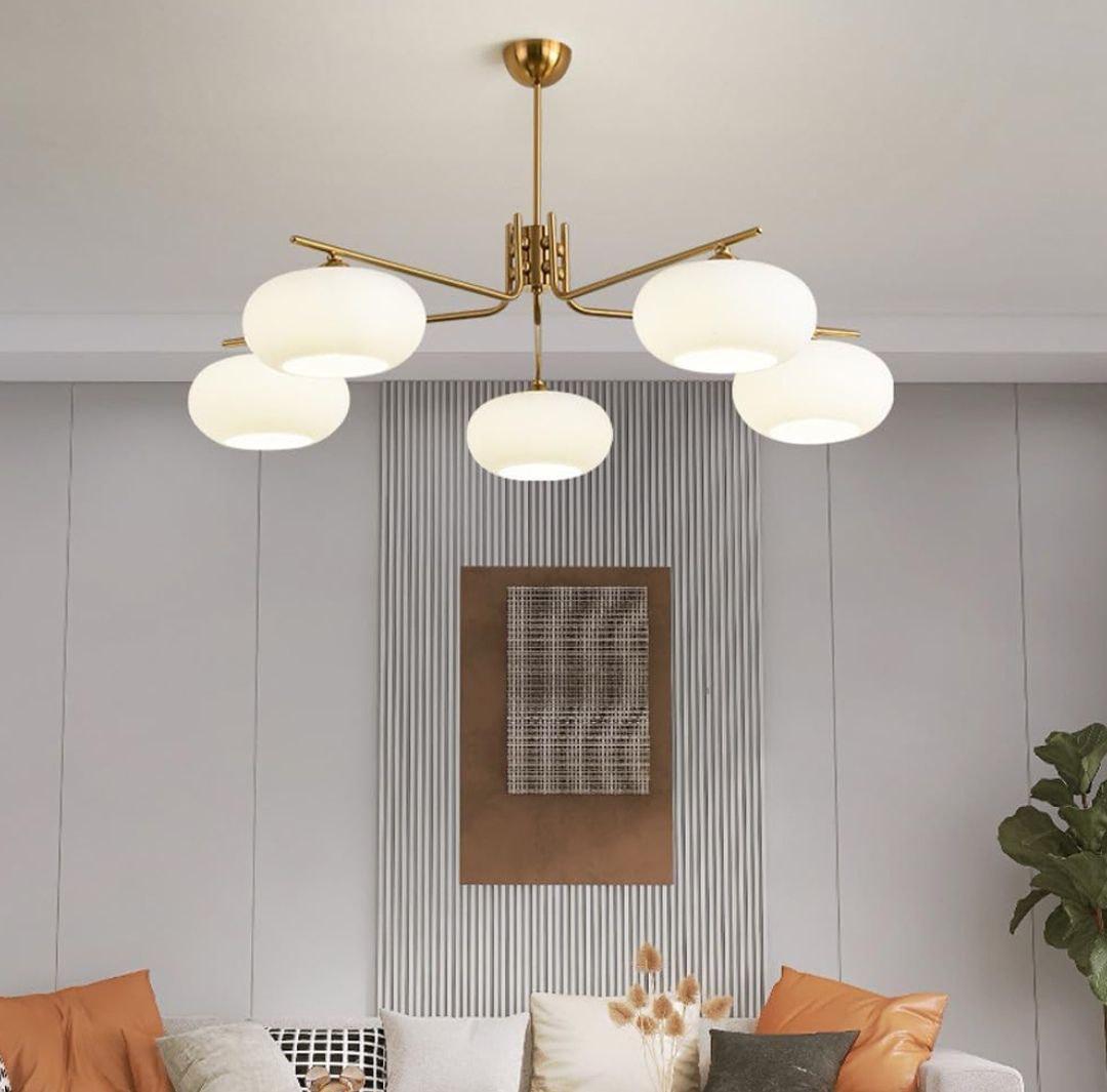 Люстра Elegant round 5 шаров Е27 Золотой (35164) Люстра Elegant round 5 шаров Е27 Золотой (35164)