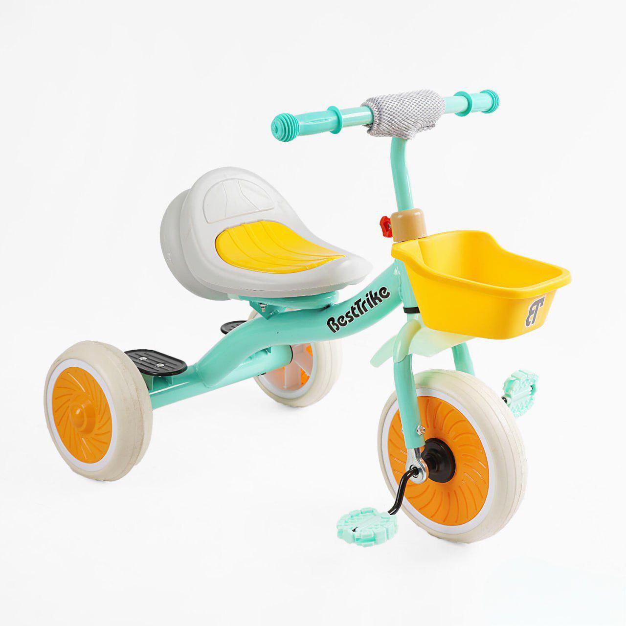 Велосипед трехколесный Best Trike BS-49151 с украинскими песнями Голубой