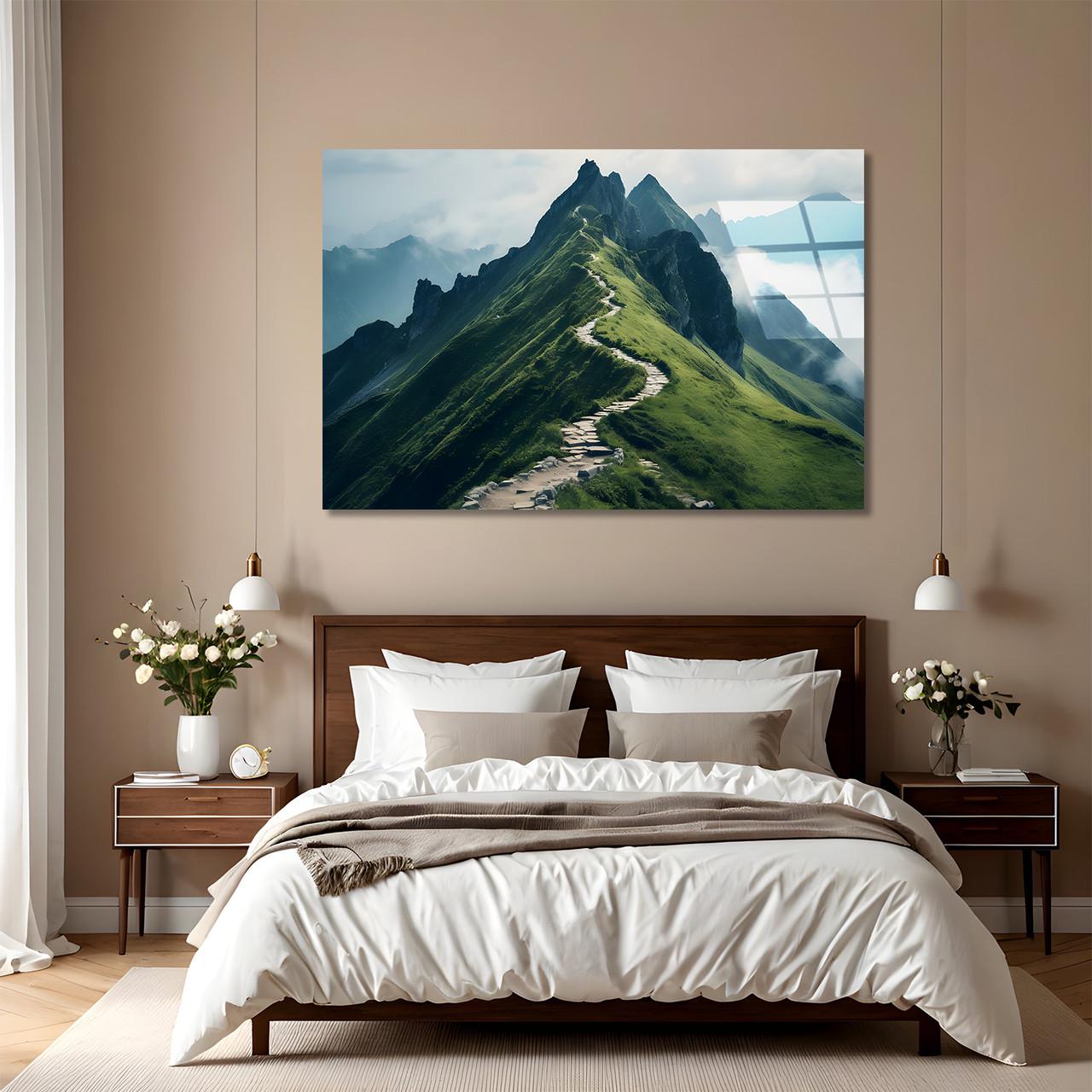 Картина на стекле NovellaPrint Тропа в облаках 90х60 см (402.3)