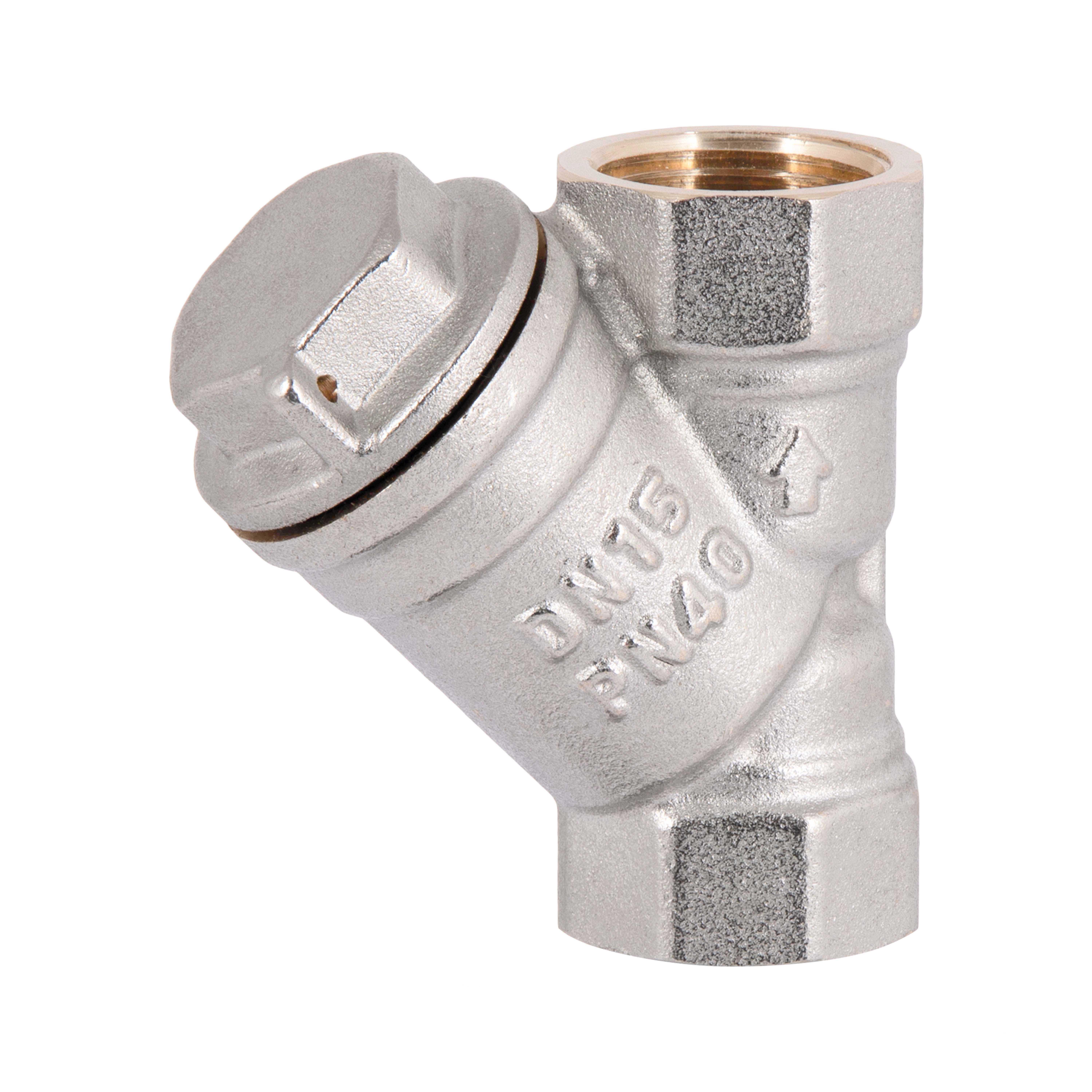 Фильтр грубой очистки Thermo Alliance Standart 1/2"ВВ никелированный для воды косой (TAS124W15)