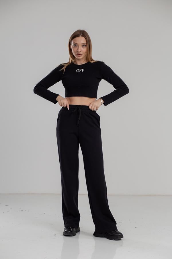 Штаны женские AKSAN XS Черный (23.2196_black_40(XS)) - фото 4 Штаны женские AKSAN XS Черный (23.2196_black_40(XS)) - фото 4