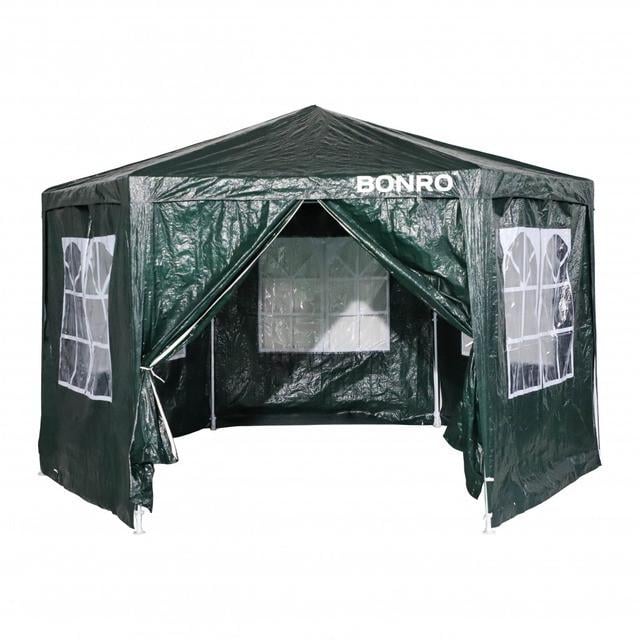 Павильон садовый Bonro B-9007 6 стенок Зеленый (2670149055)
