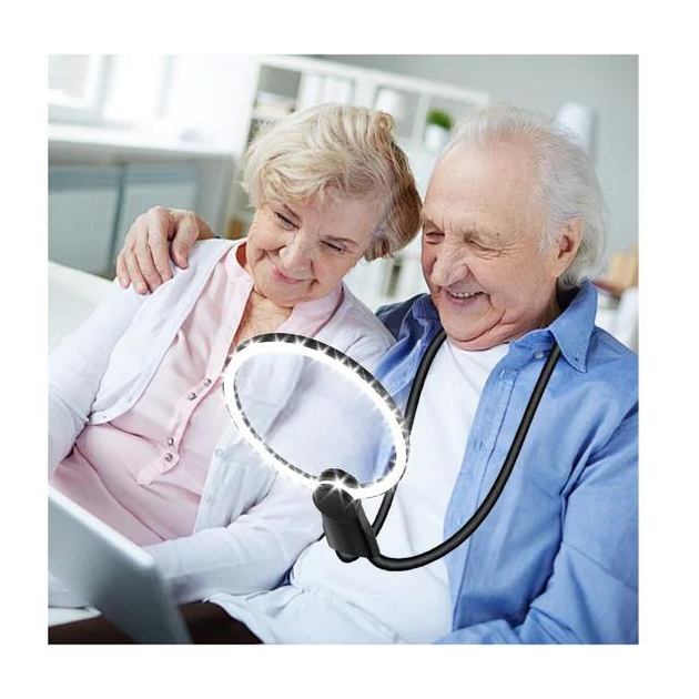 Увеличительное стекло нашийное GOSPO ручное двукратное с магнитом с подсветкой от USB 4в1 (L-0001) - фото 4 Увеличительное стекло нашийное GOSPO ручное двукратное с магнитом с подсветкой от USB 4в1 (L-0001) - фото 4