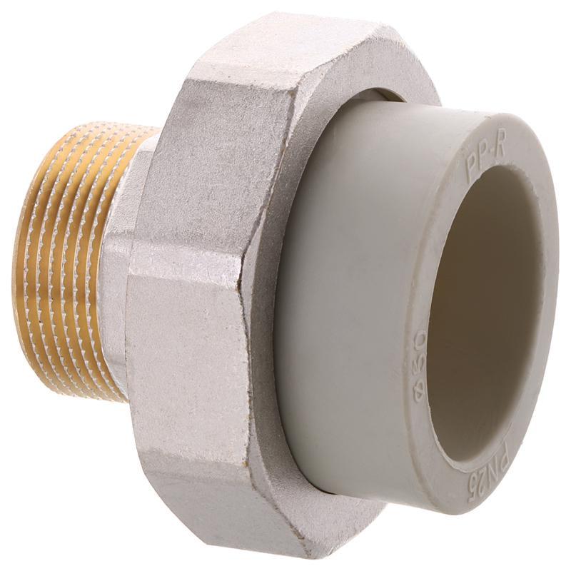 Згін-американка Europroduct EP.0076 поліпропіленовий зовнішня різьба-пайка 50x1-1/2" M НР (OL-EP4001) - фото 2 Згін-американка Europroduct EP.0076 поліпропіленовий зовнішня різьба-пайка 50x1-1/2" M НР (OL-EP4001) - фото 2