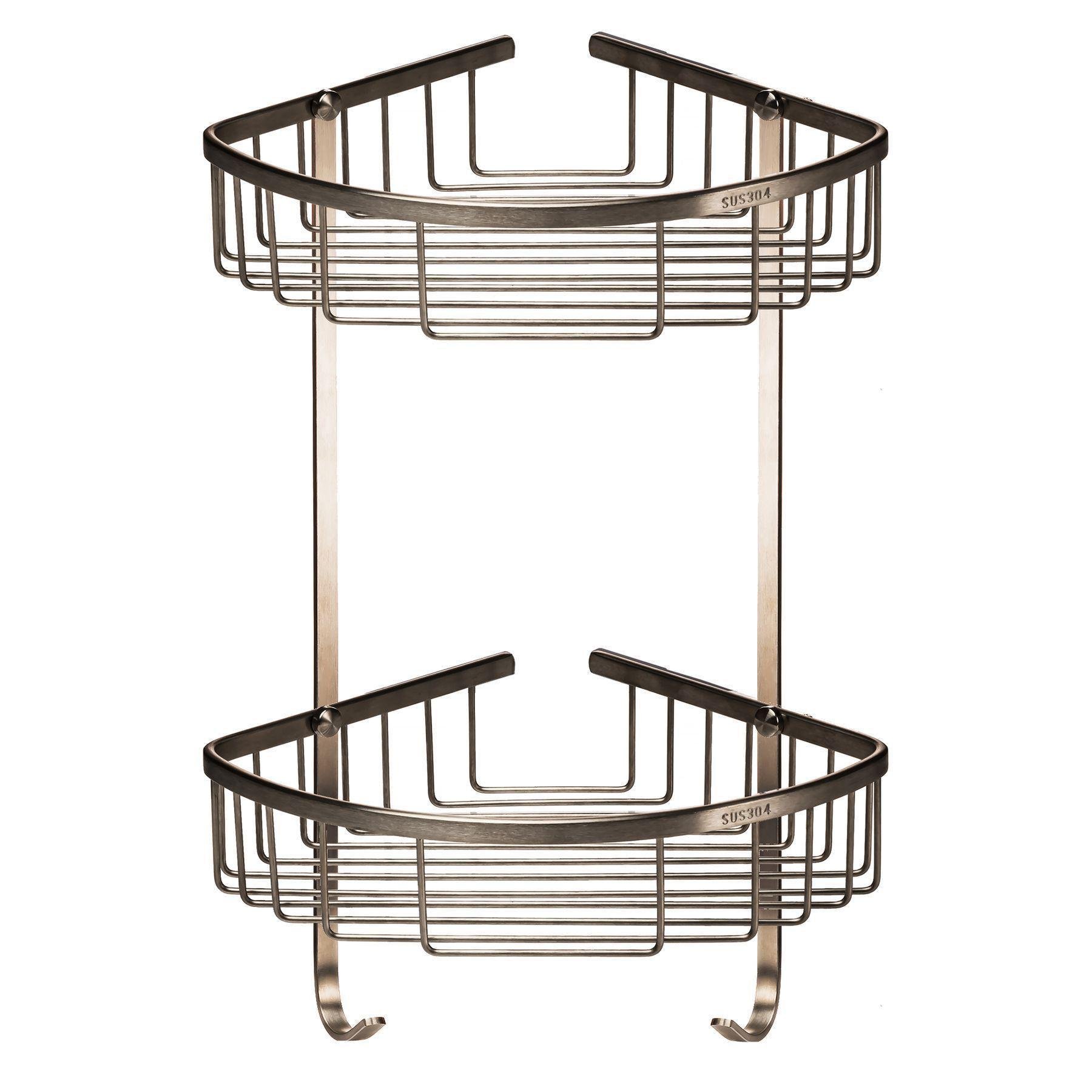 Поличка кутова подвійна Globus Lux SS 8488 (39988)