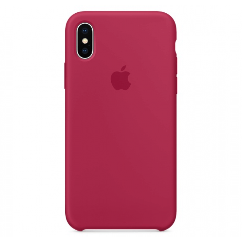 Чохол GoVern Silicone Case для Apple iPhone XS Max Rose Red