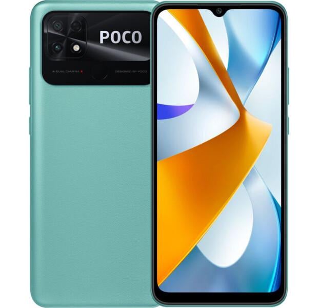 Смартфон POCO C40 4/64 Coral Green (48511)