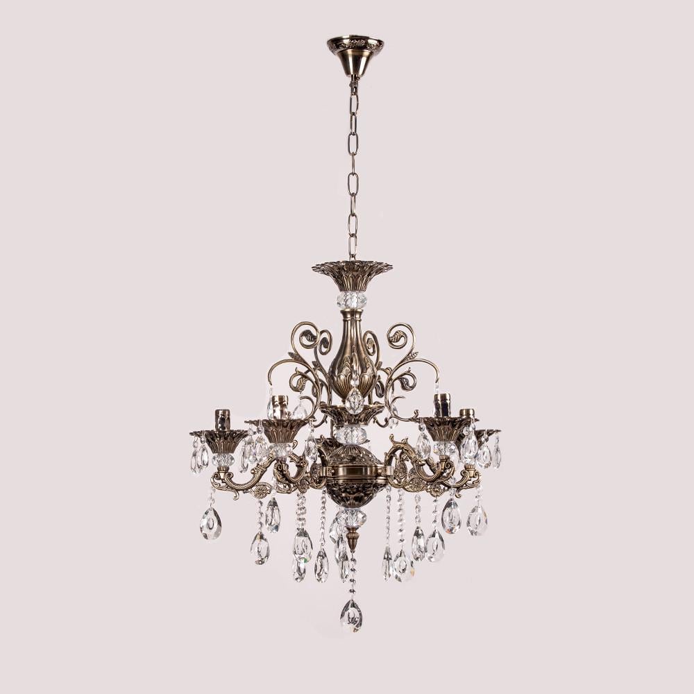 Люстра Свет классический на 5 лампочек SH-2260/5A AB Антик