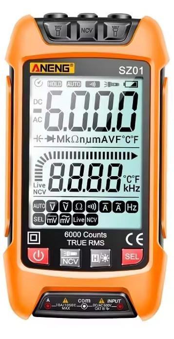 Мультиметр ANENG SZ01 Orange (779117)