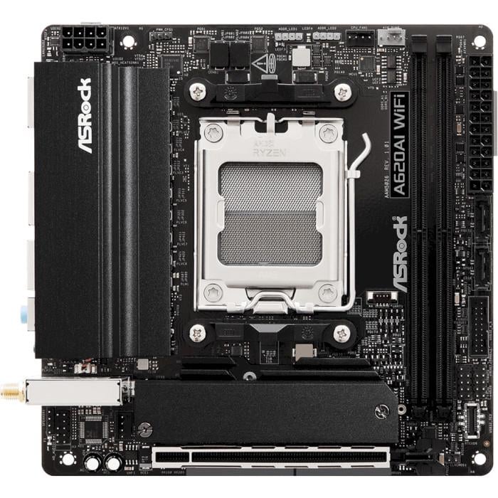 Материнская плата ASRock A620AI Wi-Fi Black (31775851)