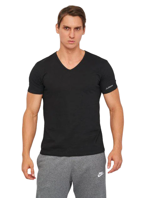 Футболка KAPPA KONTROLL T-shirt Mezza Manica Scollo V XL Черный (K1315 Nero XL)