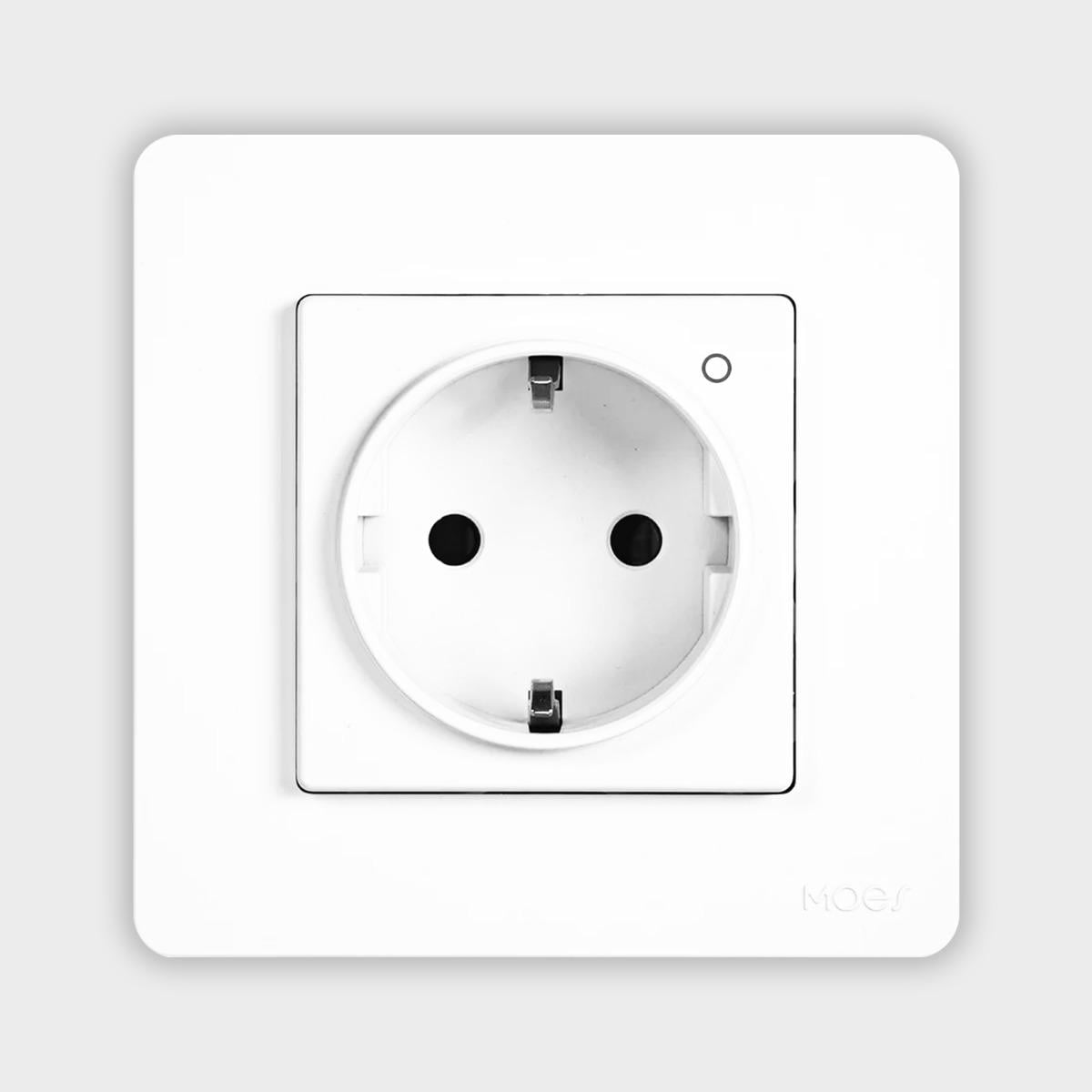 Розетка Zigbee Moes Star Ring Tuya smart Білий (WH00857)