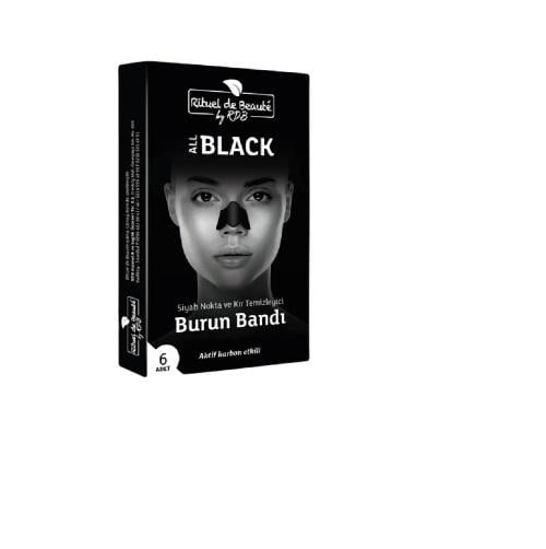 Смужки для носа Rituel de Beaute з активованим вугіллям 6 шт. (496001)